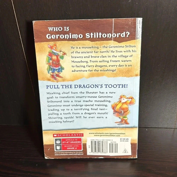 Pull the Dragons Tooth! (Geronimo Stilton Micekings) Good Condition - Picture 2 of 8